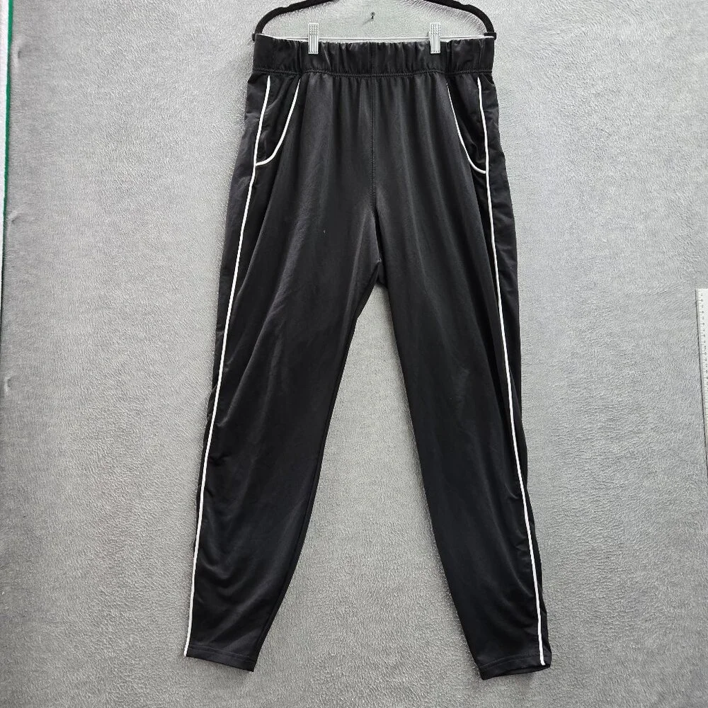 Gymshark Men Activewear Pants XL Black Gorpcore Logo Stripe 29